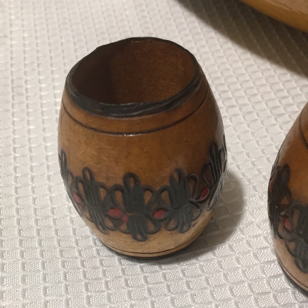 Miniature Vintage Oak Wine Barrel. - Picture 4 of 7